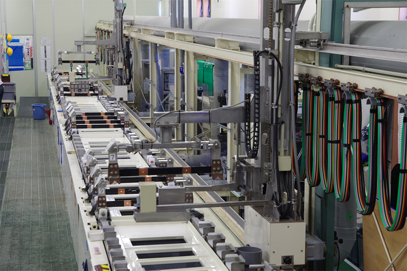 Manual and Automated Electrolytic Rack Plating Lines