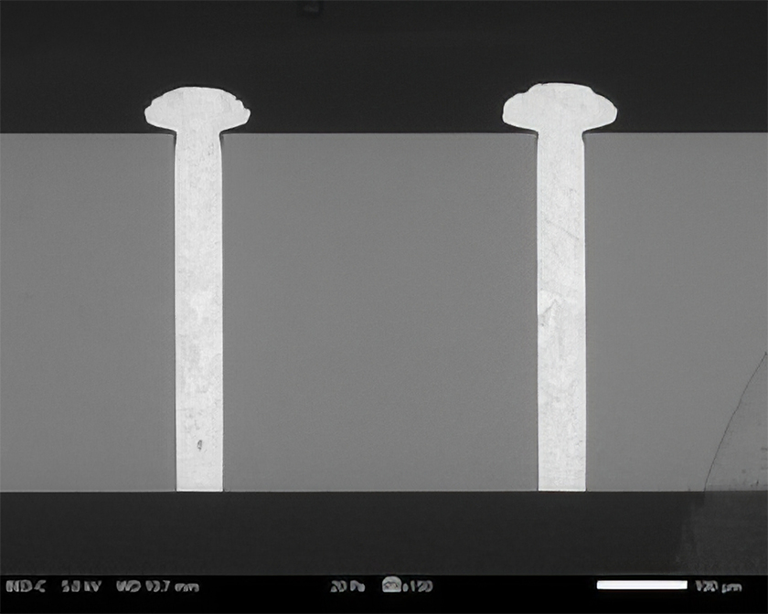 Embedded cross section using a new unique method